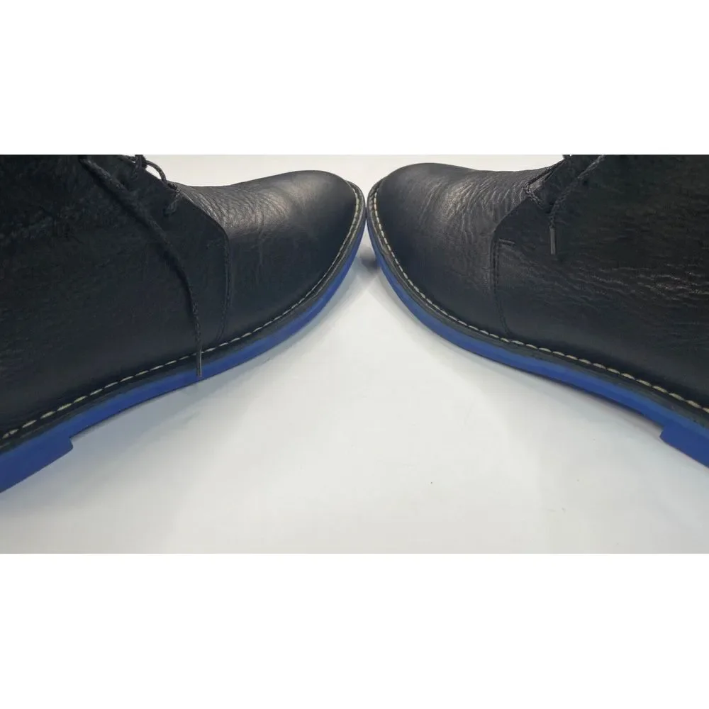 Cole Haan Paul Eva Chukka II Men s Black Tumbled‎ Blue Bottoms Size 13M